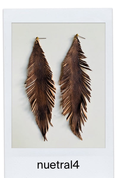 LEATHER FEATHERS