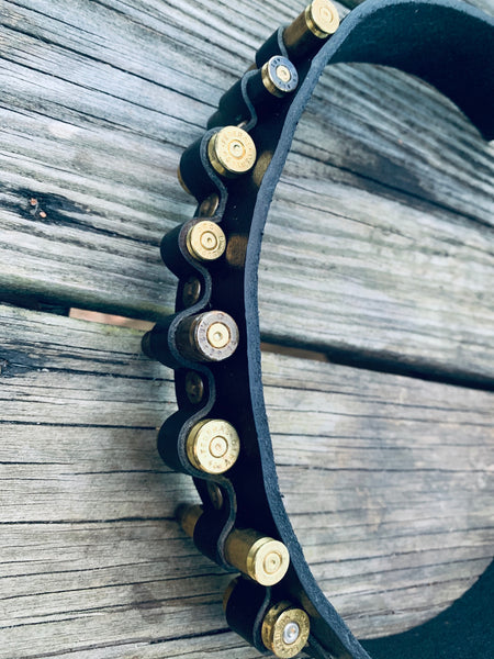 UNISEX BRASS AMMO HAT BAND