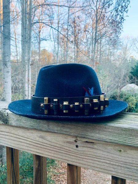 UNISEX BRASS AMMO HAT BAND