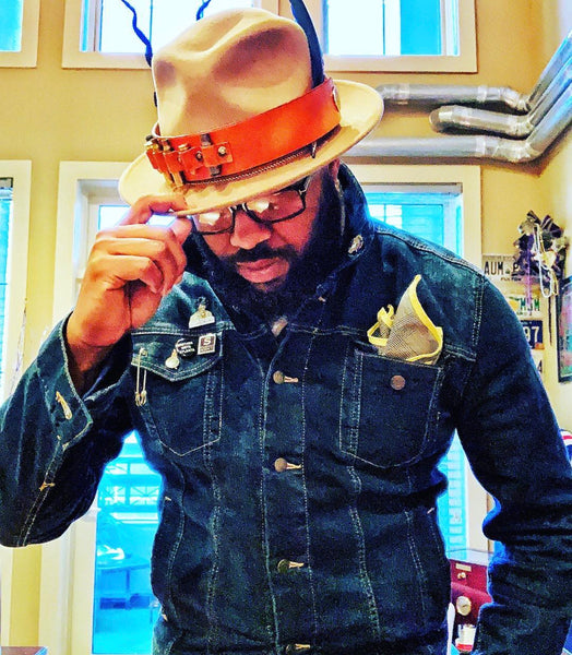 UNISEX BRASS AMMO HAT BAND