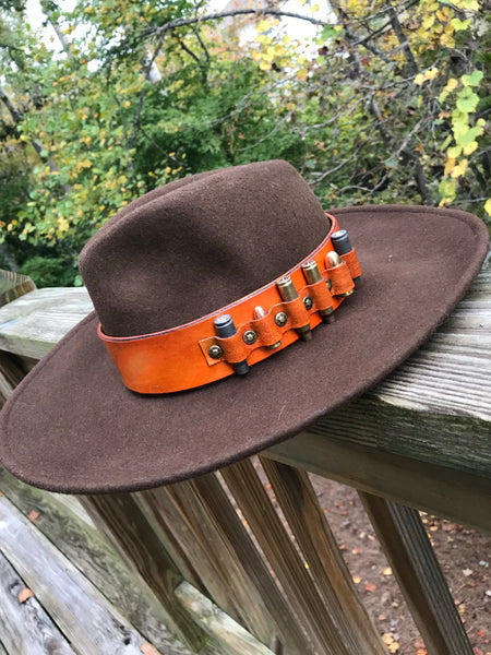 UNISEX BRASS AMMO HAT BAND