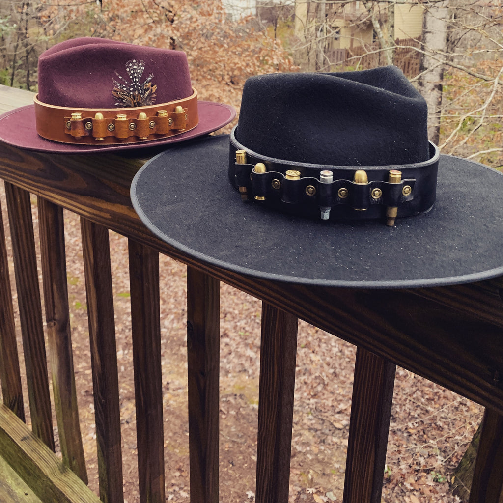 UNISEX BRASS AMMO HAT BAND
