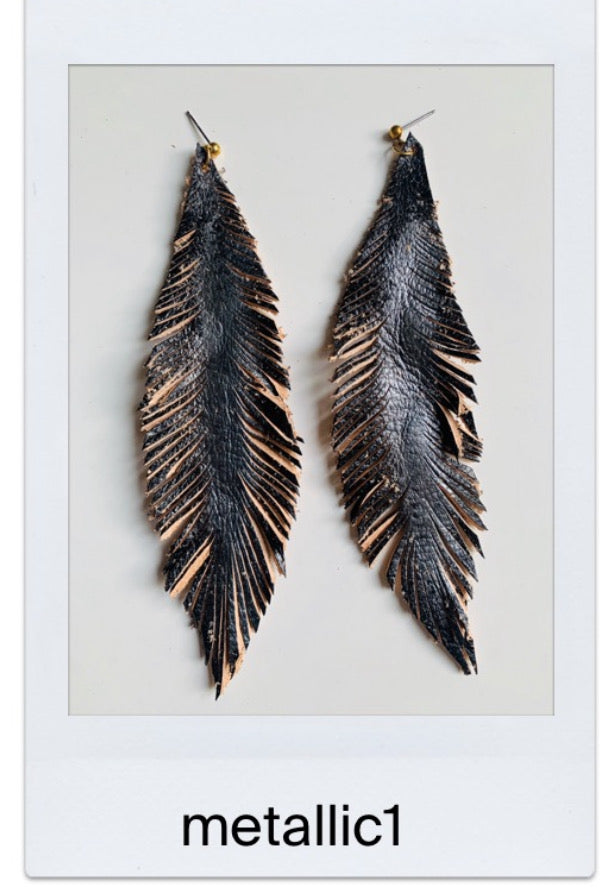 LEATHER FEATHERS