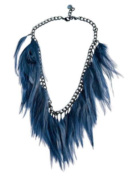 BOHO BLUE LAYERED NECKLACE 3-PIECE SET