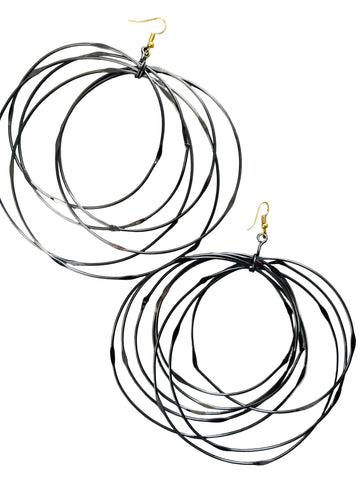 MULTI-CIRCLE HOOP EARRINGS