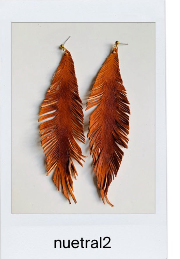LEATHER FEATHERS