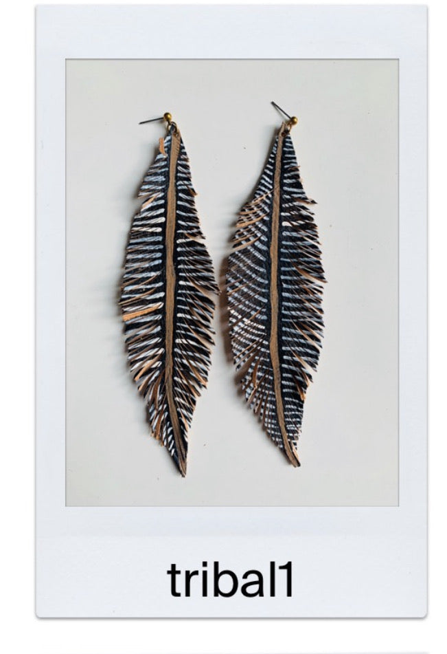 LEATHER FEATHERS