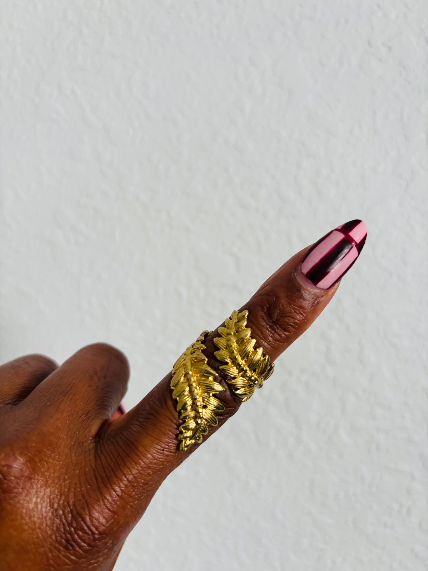 SALMA LEAF WRAP RING