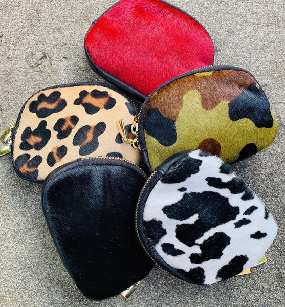 PAGE COWHIDE MAKE-UP POUCH