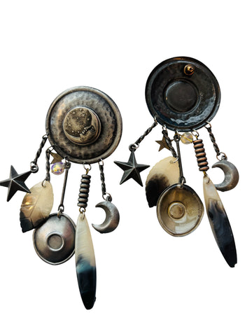 CELESTIAL CHARM STATEMENT EARRINGS