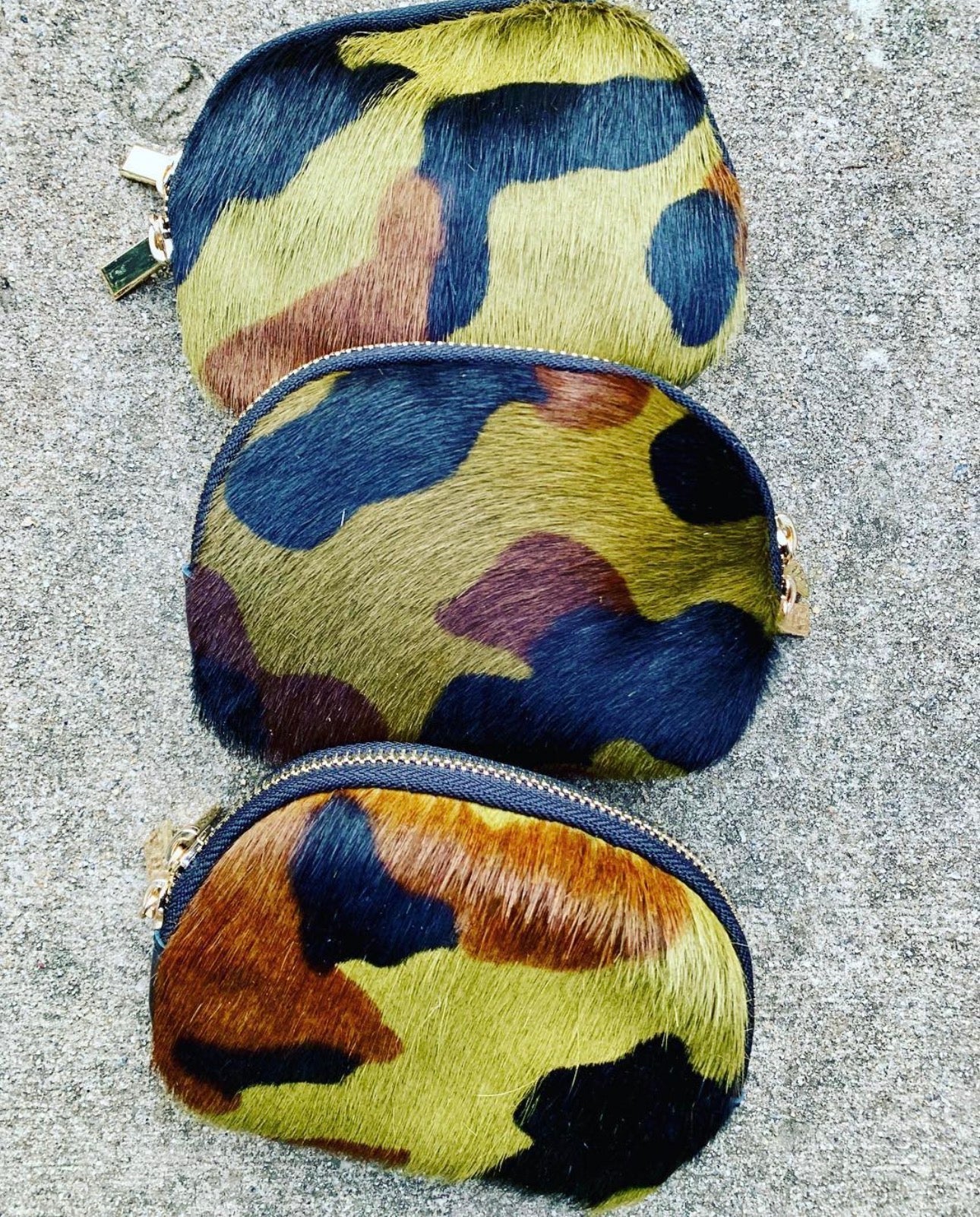 PAGE COWHIDE MAKE-UP POUCH