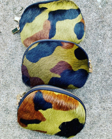 PAGE COWHIDE MAKE-UP POUCH
