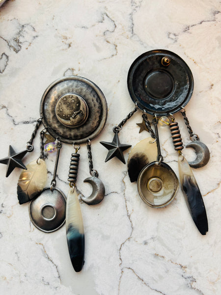 CELESTIAL CHARM STATEMENT EARRINGS