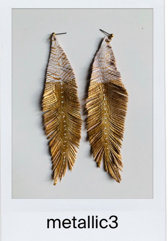 LEATHER FEATHERS