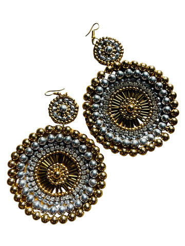 DROP BEADED EARRINGS