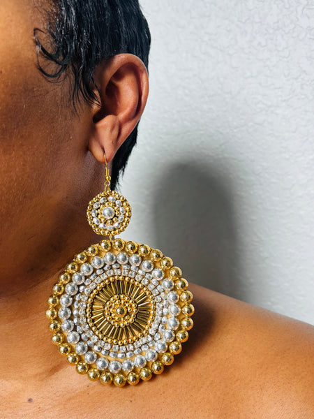 DROP BEADED EARRINGS