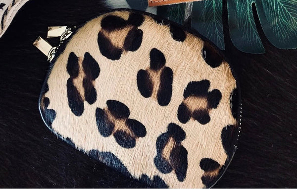 PAGE COWHIDE MAKE-UP POUCH