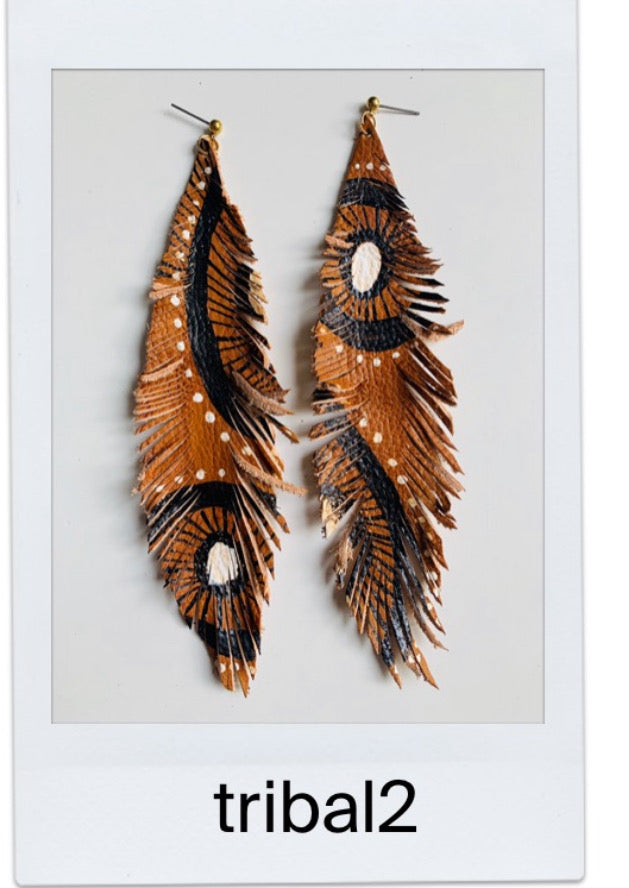 LEATHER FEATHERS