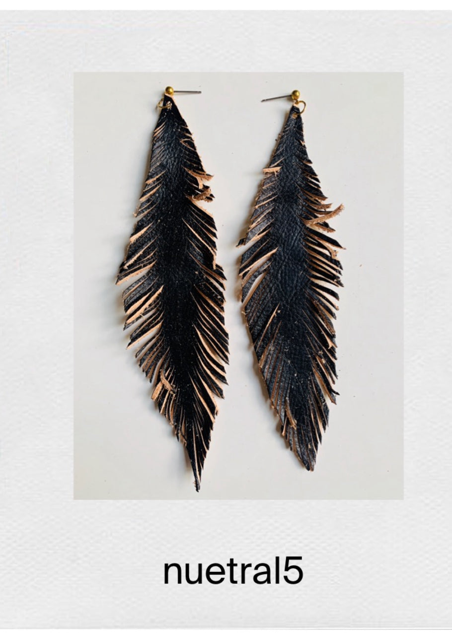 LEATHER FEATHERS