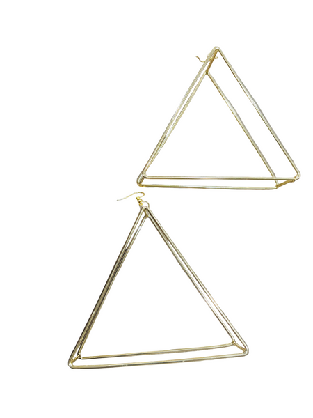 STATEMENT TRIANGLE EARRINGS