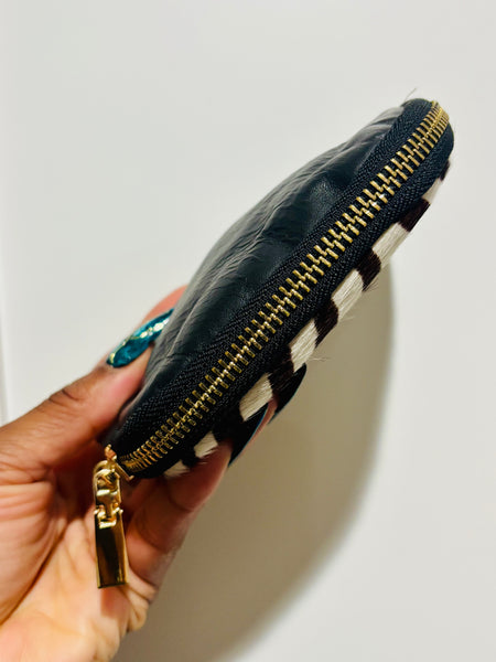 PAGE COWHIDE MAKE-UP POUCH