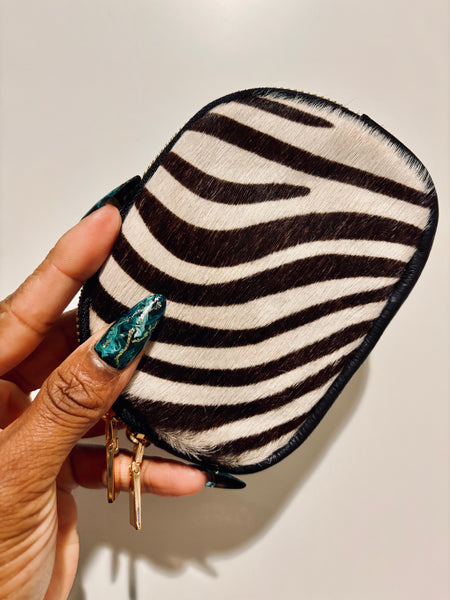 PAGE COWHIDE MAKE-UP POUCH