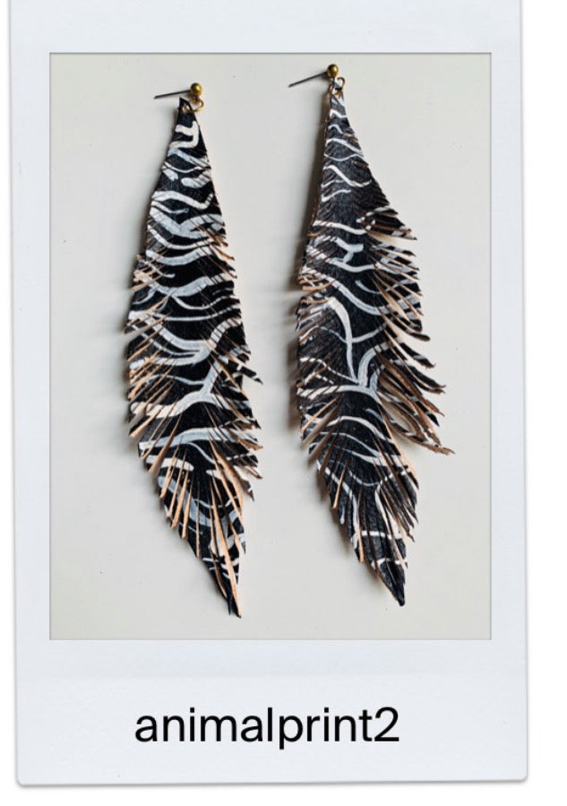 LEATHER FEATHERS