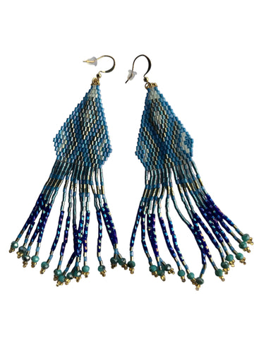 BOHO GEO TASSEL EARRINGS