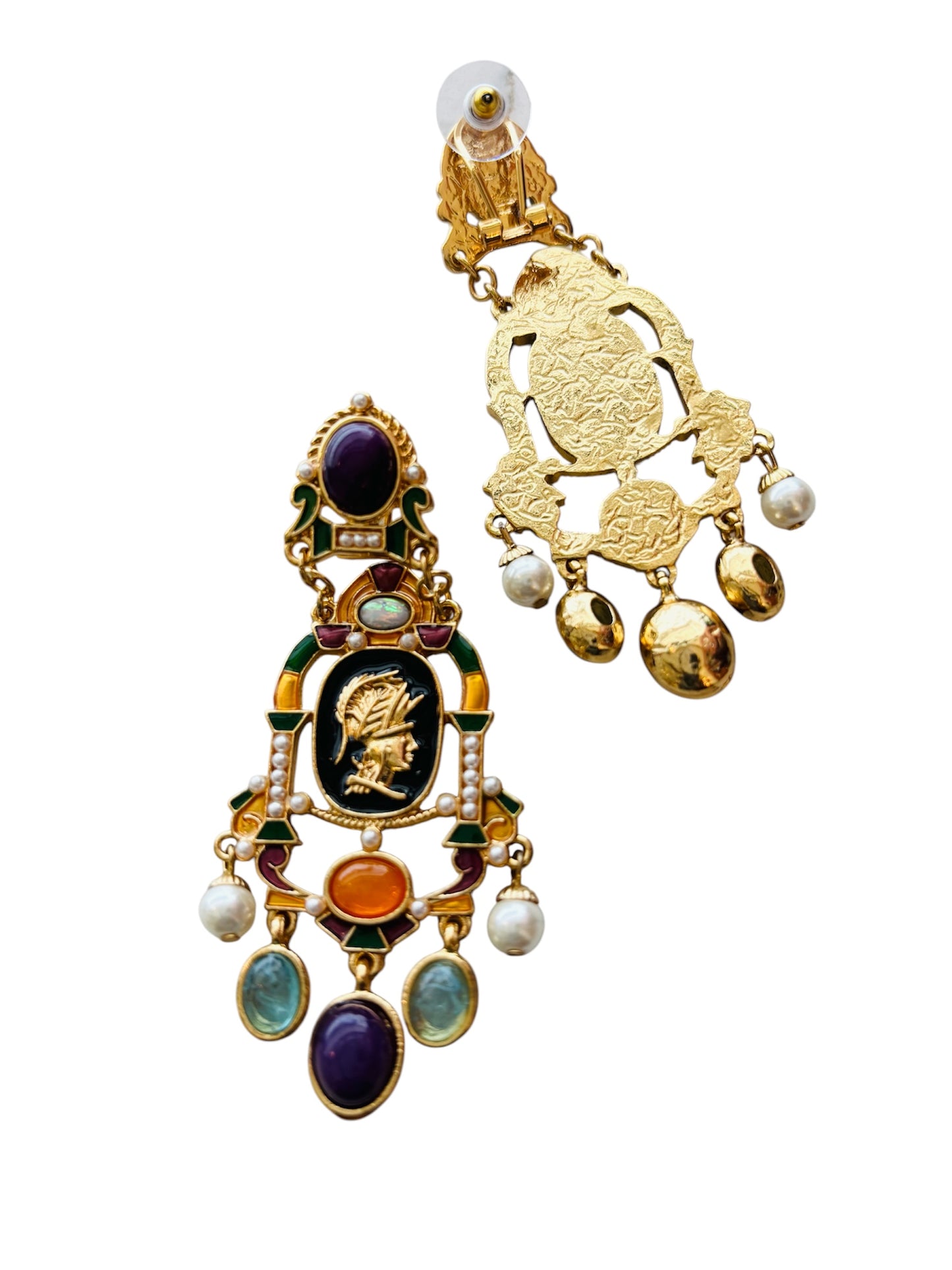 ROMAN EMPRESS CHANDELIER DROP EARRINGS