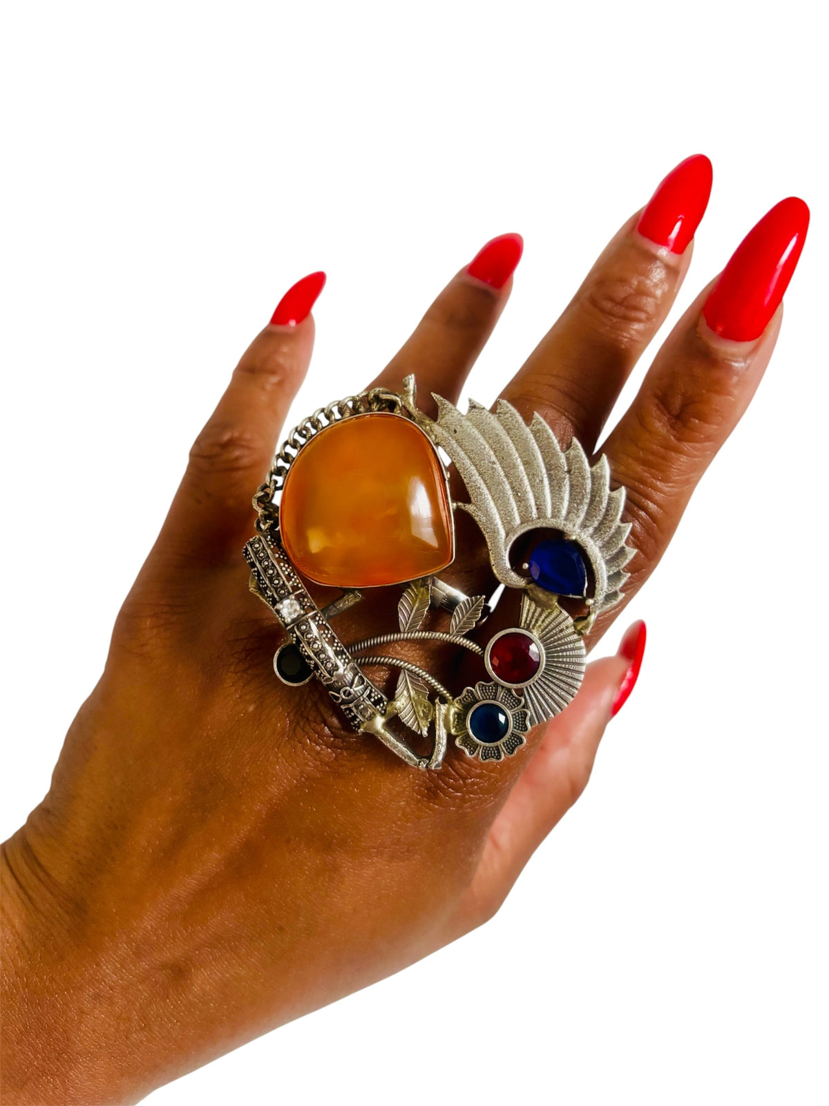 VINTAGE AFGHAN TALISMAN RING