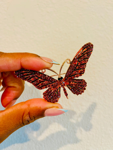 OLAYA BUTTERFLY BROOCH