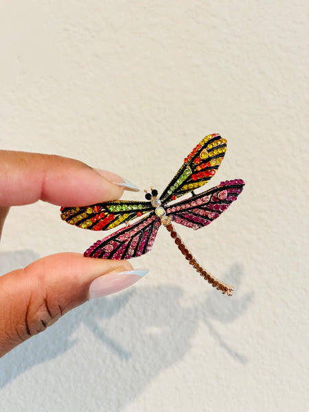 OLAYA DRAGONFLY BROOCH