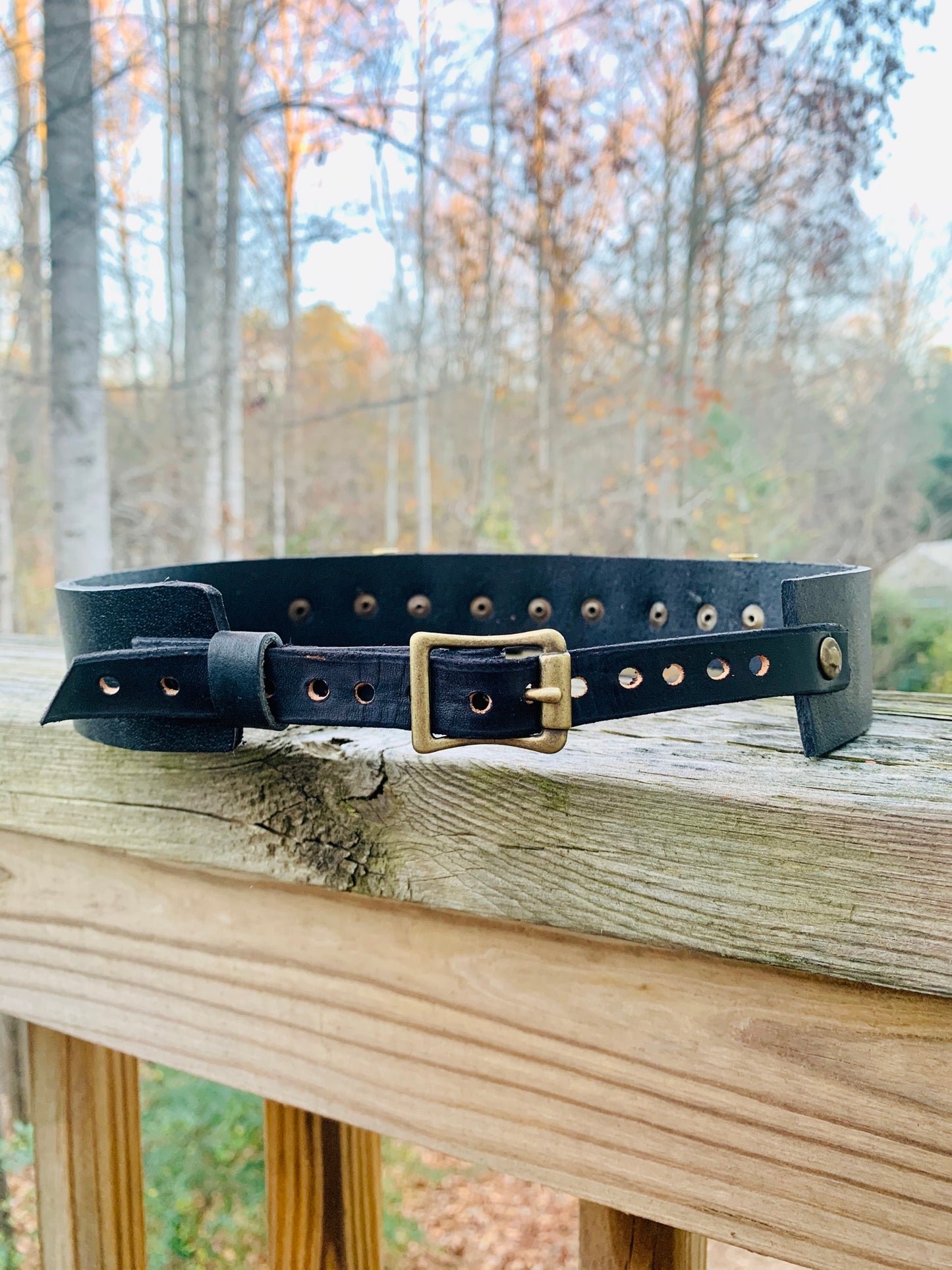 UNISEX BRASS AMMO HAT BAND